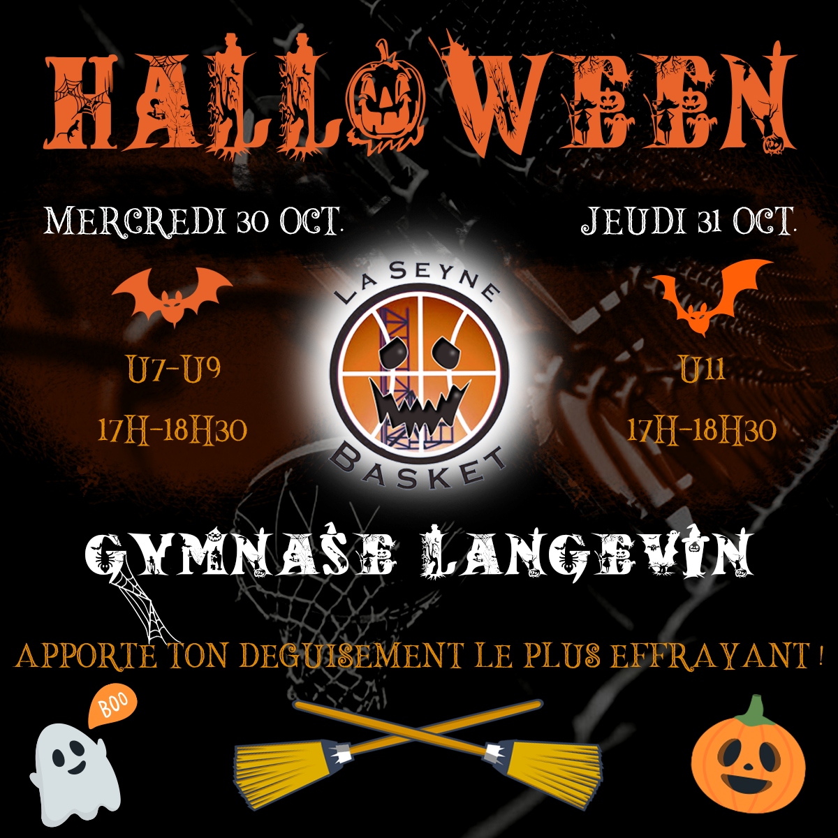 affiche halloween
